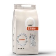 除臭低尘！味卡 活性炭鲜豆腐猫砂 6L