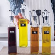 用量可控！yunshen 芸绅 玻璃油壶 500ml 有标4个装