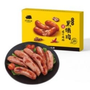 PLUS会员、限地区：京东跑山猪 黑猪肉烤肠 400g *6件