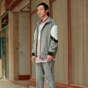 MARK FAIRWHALE 马克华菲 A1418312032002 刺绣格子外套