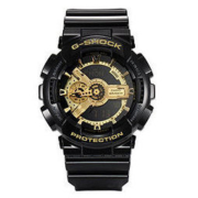 CASIO卡西欧 G-SHOCK系列 GA-110GB-1A 运动防水双显男士电子表