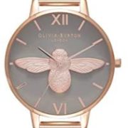 Olivia Burton 3D Bee 灰色表盘女士手表  到手约￥¥697.96