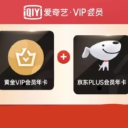 爱奇艺vip黄金年卡 12个月+京东Plus会员年卡 12个月