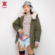 卡玛 冬季时尚短款宽松保暖 棉衣*2