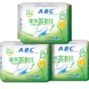 百亿补贴！ ABC 茶树精华棉柔日用卫生巾 240mm 8片*3包装