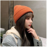 向朵 MZ432 针织毛线帽 纯色无檐