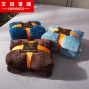 艾玛诺欧家纺 加厚魔法绒毛毯  150*200cm