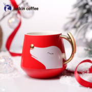 luckin coffee 瑞幸咖啡 白唇鹿经典陶瓷杯 430ml