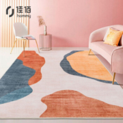 佳佰 短绒几何地毯 160*230cm