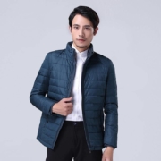 限尺码：千仞岗 男士 立领 保暖羽绒服19606