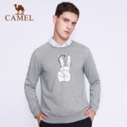微弹修身！CAMEL 骆驼 A7W2T2101 男子运动卫衣