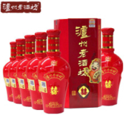 泸州老窖出品 泸州老酒坊 喜字坛 浓香型白酒 52度 500ml*6