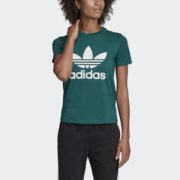 2XS！adidas Originals Trefoil 女士T恤 tee