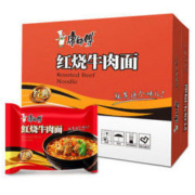 康师傅方便面红烧牛肉24袋袋面泡面整箱装休闲零食