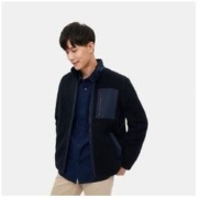 Gap 盖璞 603986TRUE NAVY V2 男装仿羊羔绒两面穿夹克外套