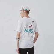 10日0点： VANS 范斯 VN0A4MRBWHT男子运动休闲短袖