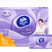 Vinda 维达 棉韧系列 抽纸 3层100抽*6包（133*195mm）