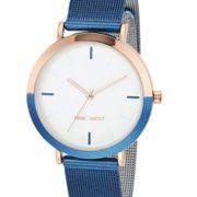中亚Prime会员！ Nine West 玖熙 NW/2515 女式网眼手链手表  含税到手价145.31元