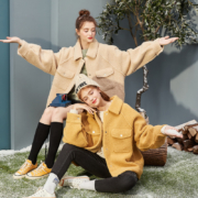 聚划算百亿补贴：Tonlion 唐狮 女款羊羔毛外套
