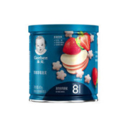 Gerber 嘉宝 婴儿辅食苹果草莓泡芙 49g *3件