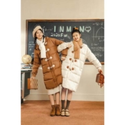 4日0点：茵曼 中长款 宽松茧型 女士羽绒服