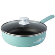 31日0点： ASD 爱仕达 云朵猫系列 CL28A15WG 不粘炒锅 28cm