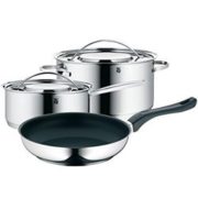 预售！黑卡会员！ WMF 福腾宝 Gala Plus 0711156040 不锈钢厨房锅具 3件套