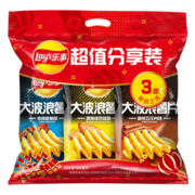 Lay's 乐事 大波浪组合包(鱿鱼+烤翅+五花肉)70克*3包 *3件