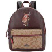 COACH Charlie系列 女士涂层双肩包 中号