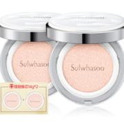预售！ Sulwhasoo 雪花秀 致美润白木莲花气垫 #21（正装14g*2+替换装14g*2） 299元包邮包税（需付定金30元，25日付尾款）