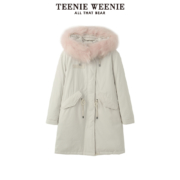 聚划算百亿补贴：TeenieWeenie 小熊 女式中长款羽绒服