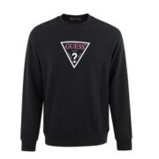 10日0点！ GUESS × BLACK PINK联名 中性基本款倒三角圆领卫衣