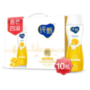 京东PLUS会员：蒙牛 纯甄小蛮腰 芒果芝士轻酪乳风味酸牛乳 PET瓶 230g×10瓶 *3件