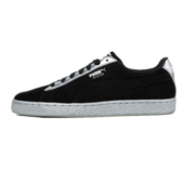 限尺码：彪马（Puma）Suede Classic 黑银金标 绒面 运动休闲板鞋 36739703