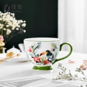 佳佰·悦笙 创意动物陶瓷马克杯L款 400ml *3件