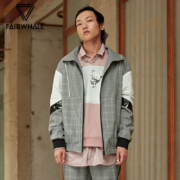 MARK FAIRWHALE 马克华菲 718312032002251 男士刺绣格子外套