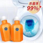 抑菌除味！橙乐工坊 洁厕宝 蓝泡泡 320g*2瓶 赠同款