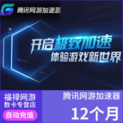腾讯网游加速器会员年卡 372天