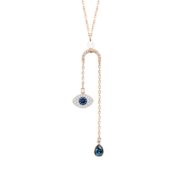 SWAROVSKI 施华洛世奇 5425861 恶魔之眼Y型项链 329元