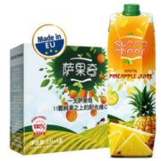 Laciate 兰雀 萨果奇 菠萝汁 1L*4瓶