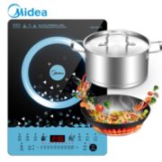 Midea 美的 匀火系列 C21-WT2112T 多功能电磁炉 清湛蓝 199元包邮（赠汤锅+炒锅）