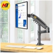 京东PLUS会员： NB H80 夹桌型 显示器支架17-27英寸桌面升降显示器支架臂