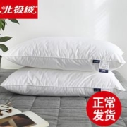 北极绒 优质羽丝绒枕头 儿童枕