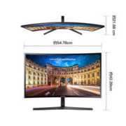SAMSUNG 三星 C24F396FHC 23.5英寸 VA曲面显示器（FreeSync）