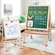yestep 儿童实木 可升降 磁性双面写字板 E款