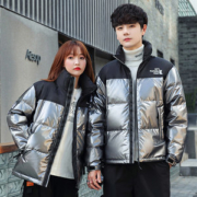吉普盾 情侣款立领90%白鸭绒羽绒服