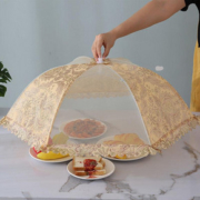 盖菜罩家用折叠餐桌罩子防苍蝇遮剩菜食物套