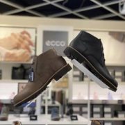 US9-9.5码！ECCO 爱步 Jamestown詹姆斯敦系列 男士真皮Hydromax防泼水休闲靴530304  含税到手约￥638