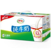 伊利 全脂纯牛奶 1L*6盒/箱 *4件