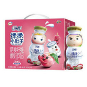 伊利 QQ星揉揉小肚子膳食纤维儿童酸奶饮品（水蜜桃桑葚味）180ml*16瓶